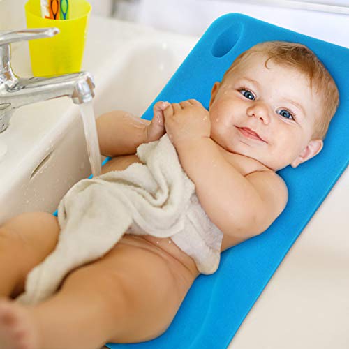 Soft Baby Bath Sponge Mat for Newborns - Quick Drying & Comfortable
