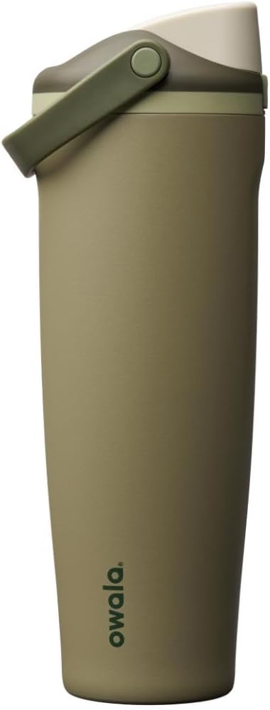 Owala FreeSip Sway Insulated Stainless Steel Water Bottle - 40oz, Two-Way Spout & Built-In Straw, BPA Free