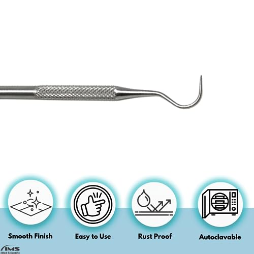 IMED SCIENTIFIC Stainless Steel Dental Tartar Scraper & Plaque Remover