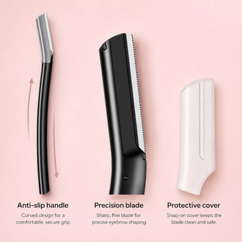 Psiriol 8-Piece Dermaplane Razor and Eyebrow Trimmer Set for Face