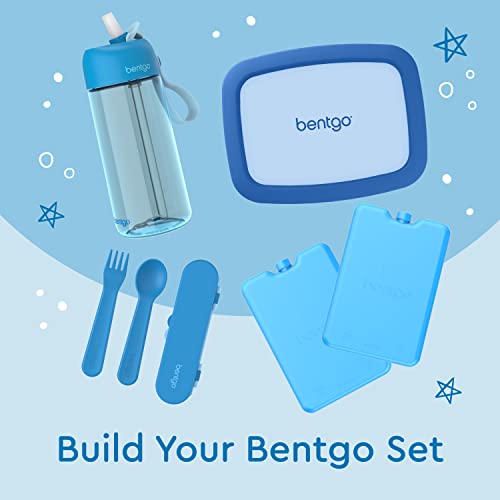 Bentgo Kids Reusable Utensil Set with Travel Case - Blue