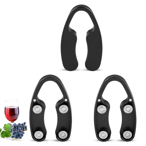 Magnetic Wine Foil Cutter Set - 3 Pack with Stainless Steel Blades