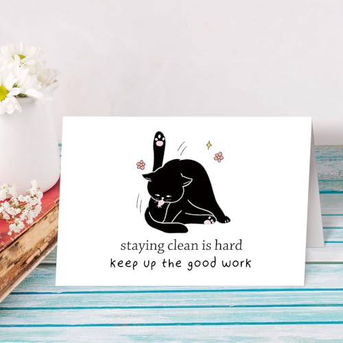 Sober Anniversary Card for Men & Women | 1 Year Sobriety Gift