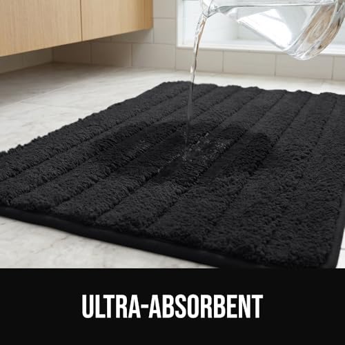 GORILLA GRIP Memory Foam Bath Mats - Soft, Absorbent & Machine Washable