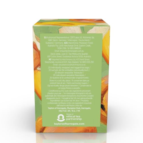 Taylors of Harrogate White Hibiscus & Peach Green Tea - 20 Bags