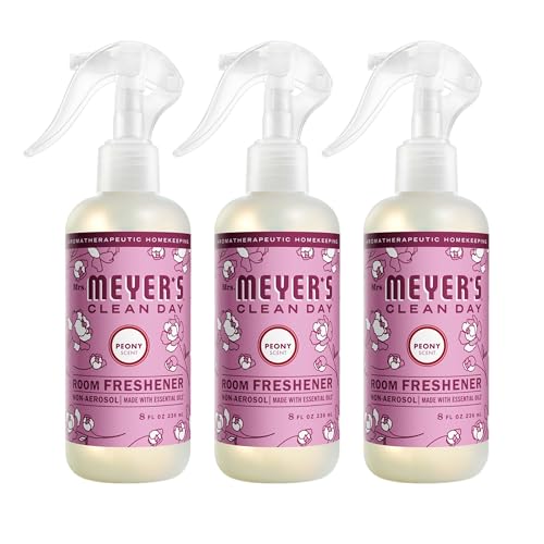Mrs. Meyer's Clean Day Room Spray, Peony Scent - 8 Fl Oz (3 Pack)
