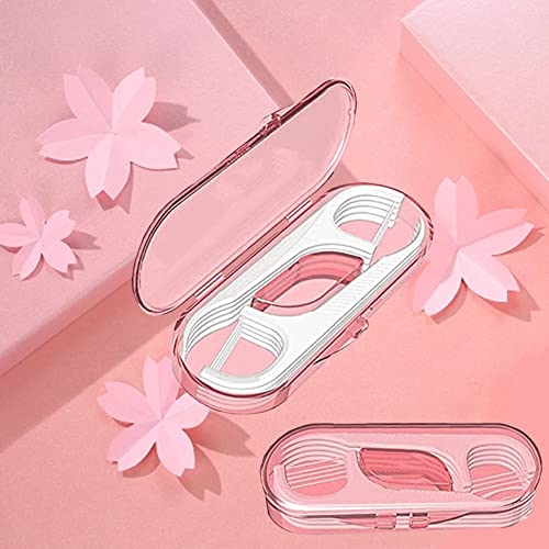 Dental Floss Dispenser Case with 20pcs Travel Floss Picks Toothpicks