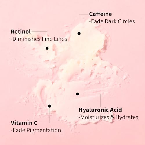 UJhay Retinol Eye Stick - Anti-Aging Eye Balm with Caffeine & Vitamin C