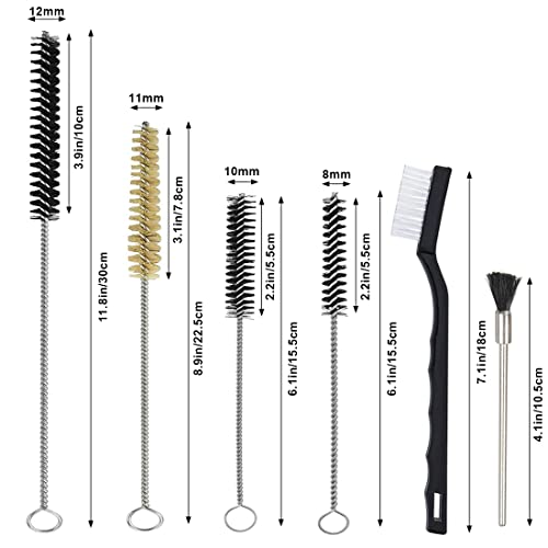 ACKLLR 21-Piece Nylon Cleaning Brush Set for Straws, Feeders, and Tubes
