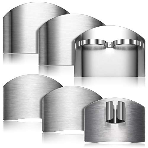 Patelai Finger Guards - 6-Piece Adjustable Knife Protectors for Safe Food Chopping
