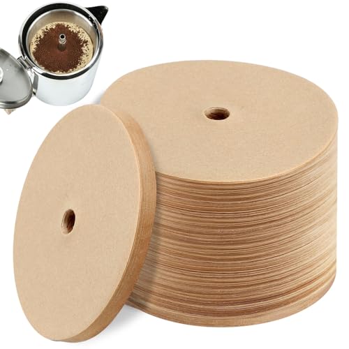 Clinuse 300-Count Unbleached Coffee Filters - 3.75" Round Discs