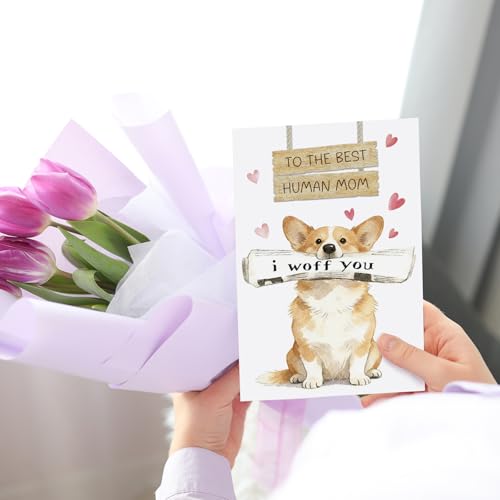 Cute Dog Mother's Day Card - Funny Keepsake for Dog Moms