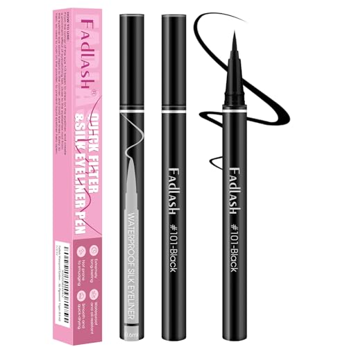 FADLASH Waterproof Liquid Eyeliner Pen - Black Matte Smudge-Proof