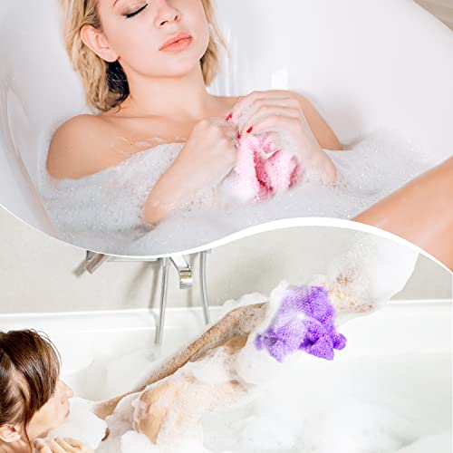 GIGULES African Exfoliating Net Sponge - Long Body Scrubber Washcloth