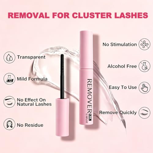 Shmian Lash Glue Remover for Clusters - 4.5ML Sensitive Eye Formula