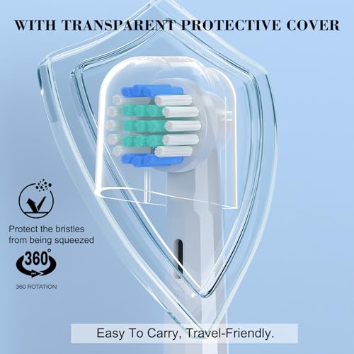 YMPBO Replacement Toothbrush Heads for Oral B Braun Electric Toothbrush 10 Pack
