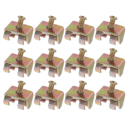 Mobestech 12Pcs Metal Fan Cover Fixing Screws for Industrial Fans