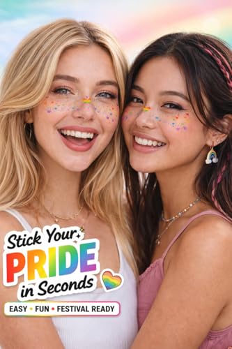 Rainbow Butterfly Temporary Face Tattoo Freckles, 6 Sheets