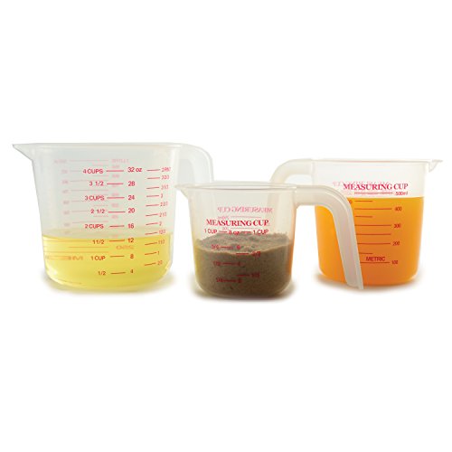 Norpro Multicolored Plastic Measuring Cup - 4" x 6.5"