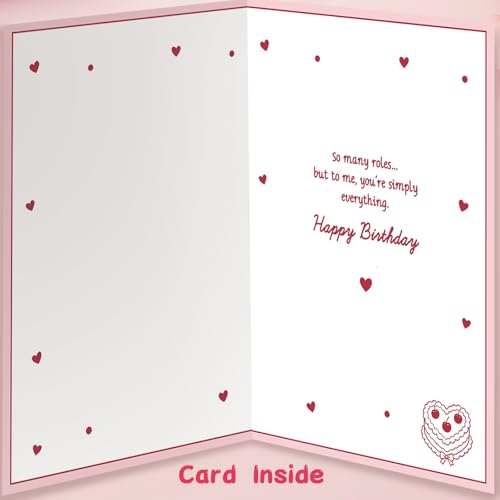 Cute Birthday Card for Mom - Premium Quality Card 187
