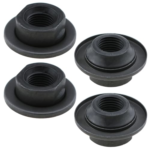 4PCS Wheel Nut Bicycle Rear Axle Gear Black Mountain Bicycle Axle Nut Fit Bicycle Wheel Hub Mount Repair