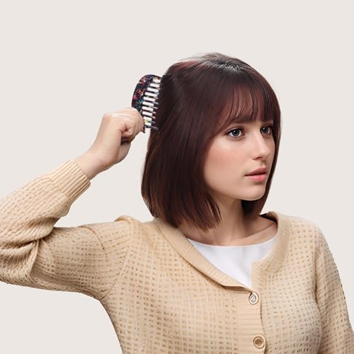 VOCOSTE Mini Wide Tooth Comb for Curly Hair - Pocket Size Travel Hair Pick