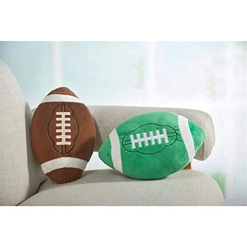 11 Inch Plush Football Pillow - Soft Microfiber Sports Toy for Kids & Fans