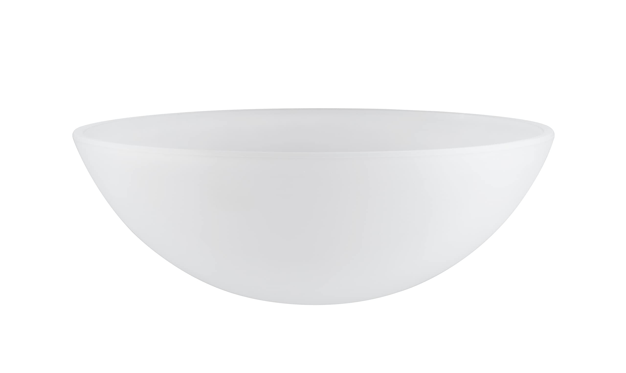 Aspen Creative 23518-11, Frosted Replacement Glass Shade for Medium Base Socket Torchiere Lamp, Swag Lamp and Pendant & Island Fixture, 10-3/8" Diameter x 3-7/8" Height