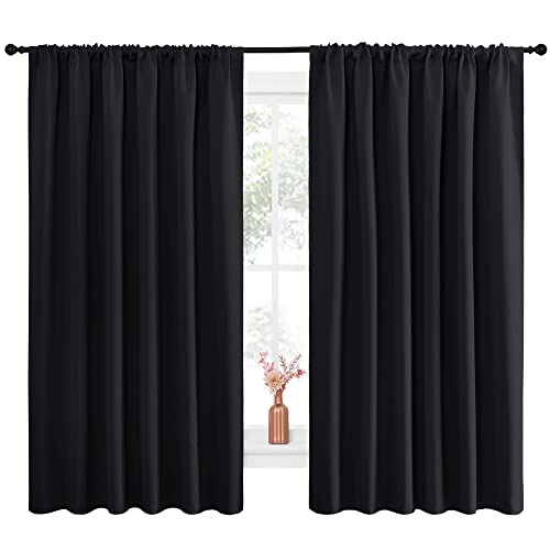 NICETOWN Blackout Curtains - 70" x 63" Thermal Insulated Drapes, 2 Panels
