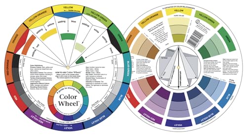 Winsor & Newton 9.25-Inch Color Wheel - Artist Color Mixing Guide