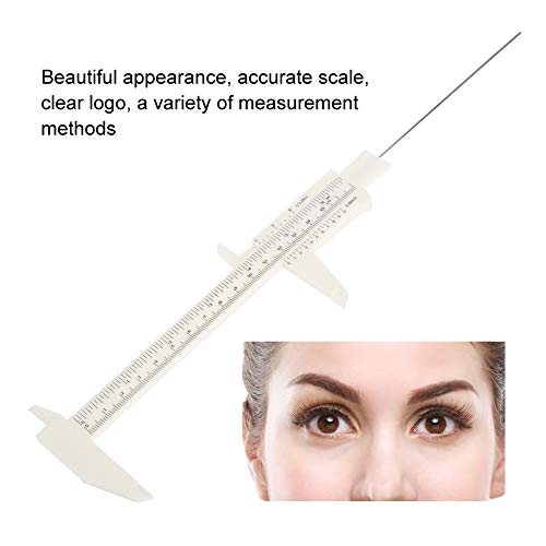 Salmue Adjustable Eyebrow Tattoo Ruler Golden Ratio Microblading Caliper