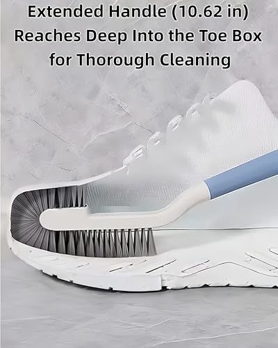 Blue Cleaning Brush Set - 3PCS Shoe & Laundry Scrub Brushes