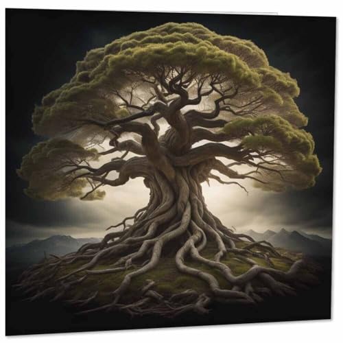Tree of Life Greeting Card - Eco-Friendly 145mm x 145mm