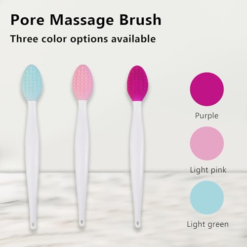 Kootinn 6 PCS Silicone Lip Scrub Brush Set - Double-Sided Exfoliating Tool