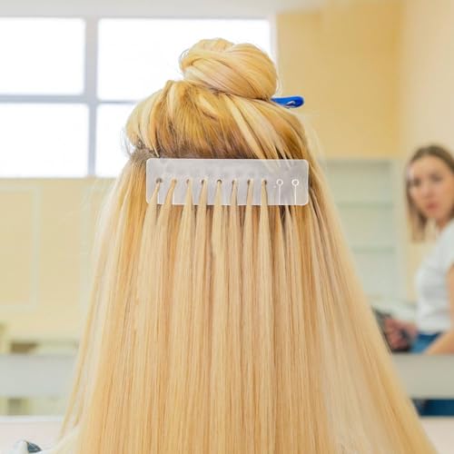 JazSwirl 25 Pack Hair Extension Heat Shield Guards for Fusion K-Tip Bonds