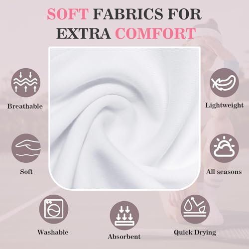 8 Pack Headbands for Women, Elastic Soft Hair Bands Non Slip Women's Fashion Headbands for Daily Workout Yoga Running