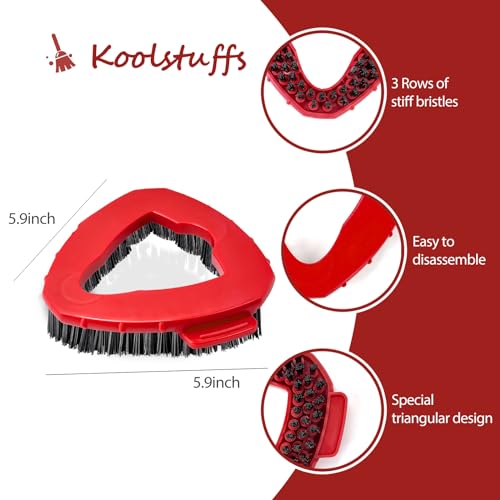 Replacement Scrub Brush Head for EasyWring 1-Tank System (2 Pack)