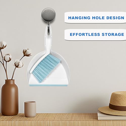 NBGYTECH Mini Broom and Dustpan Set - Portable Cleaning Solution