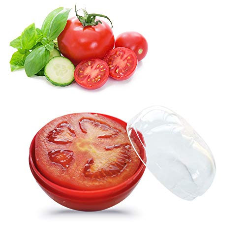 DIMVKA Tomato Storage Container - Tomato Saver Keeper for Fruits & Vegetables