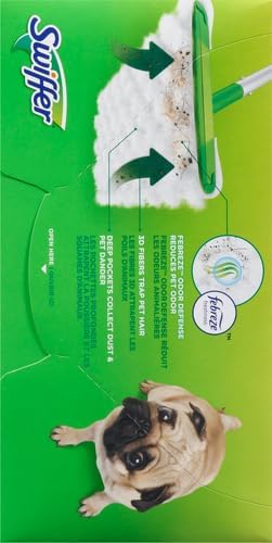 Skiennix Sweep + Mop Refill Pads - Heavy Duty Multi-Surface Cleaning Cloths, 32 Count (Pack of 2)