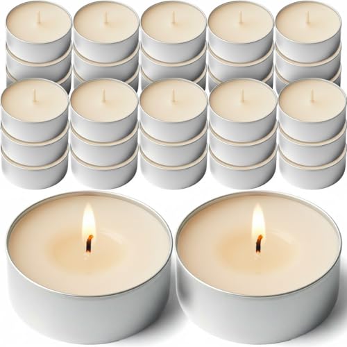 DecorRack French Vanilla Scented Tealight Candles - 30 Pack