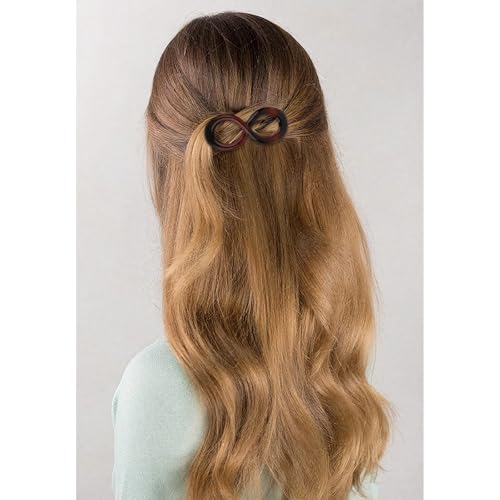 GAFATORY 4Pcs French Hair Barrettes Vintage Spring Clips for Thick Hair