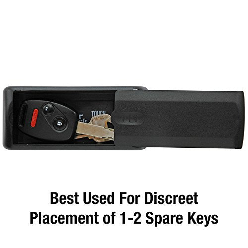 Master Lock 3-Pack Magnetic Key Holder - Key Storage Box, Black