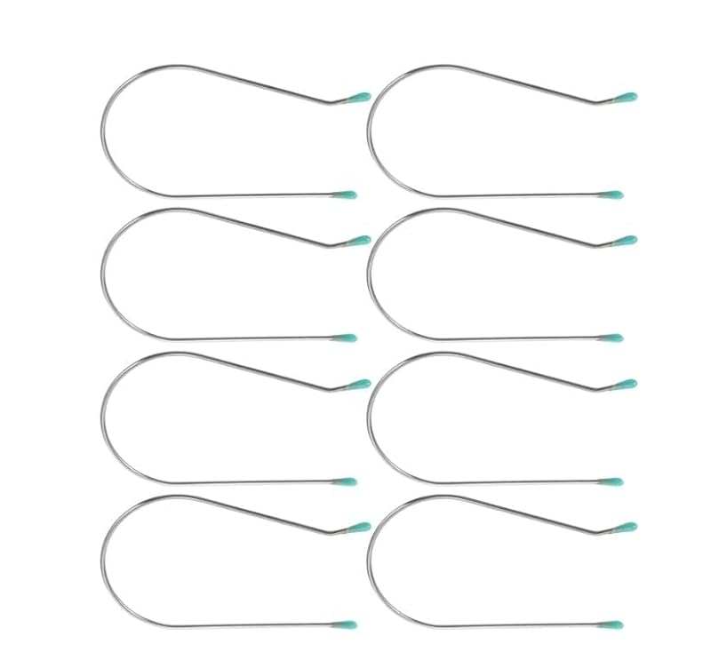 Hot Roller Clips Replacement Kit - 8 Pcs Universal Metal Securing Pins