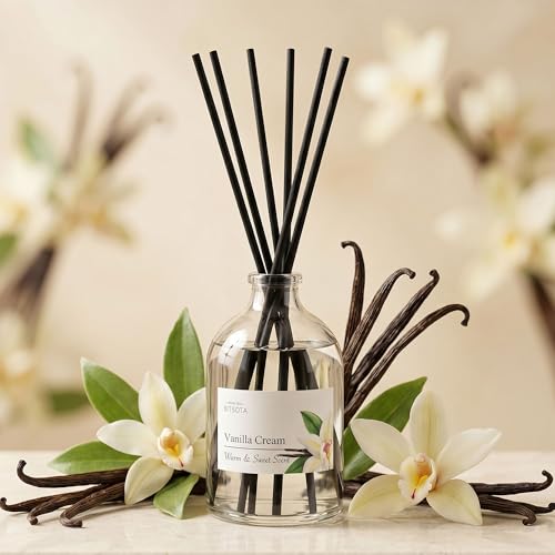Reed Diffuser Set with Glass Bottle & Sticks - Long Lasting Aroma
