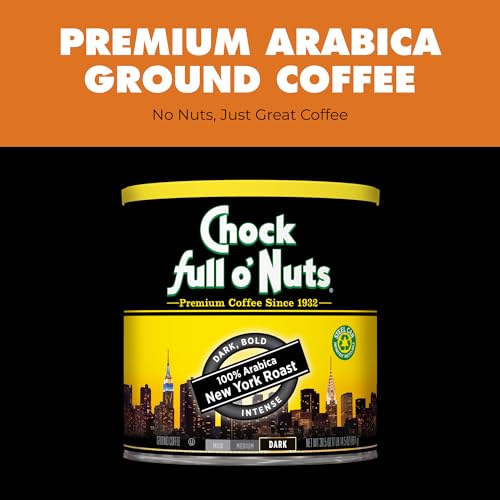 Chock Full o' Nuts Ground Coffee New York Roast - 30.5 oz Can