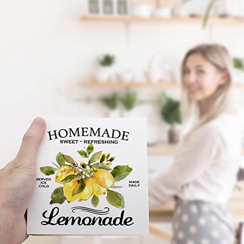 Homemade Lemonade Wooden Plaque Sign for Home Decor