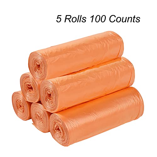 Biodegradable Small Trash Bags - 100 Counts, 17.7 x 19.7 inches