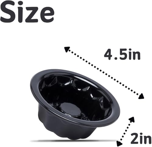 Findful 4-Inch Silicone Mini Cake Pans - 25-Pack Reusable Baking Molds