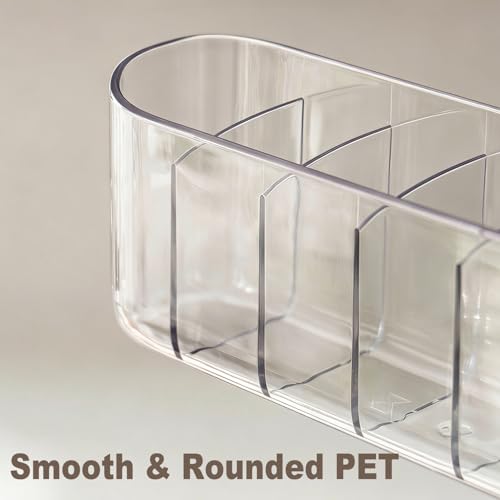 Wall-Mounted Bathroom Organizer with 5 Compartments for Cosmetics